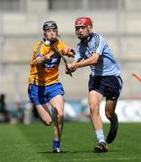 15 August 2010; Tony Kelly, Clare, in action against Cormac Costello, Dublin. ESB GAA Hurling All-Ireland Minor Championship Semi-Final, Clare v Dublin, Croke Park, Dublin. Picture credit: Oliver McVeigh / SPORTSFILE