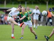 2 July 2016; Ruth Birchall of Kildare in action against Ava Doherty of Kerry during the All-Ireland Ladies Football U14 'A' Championship Final at McDonagh Park in Nenagh, Co Tipperary. Photo by Ray Lohan/SPORTSFILE