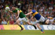 3 July 2016; Paul Murphy of Kerry is tackled by Robbie Kiely of Tipperary on the way to scoring his side's first goal during the Munster GAA Football Senior Championship Final match between Kerry and Tipperary at Fitzgerald Stadium in Killarney, Co Kerry. Photo by Brendan Moran/Sportsfile