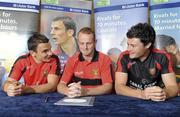 18 August 2010; Down and Ulster Bank star Danny Hughes is pictured with team-mates Brendan Coulter, centre, and Martin Clarke at an Ulster Bank GAA event ahead of Downs All-Ireland Semi-Final against Kildare on August the 29th. Almost 200 Ulster Bank customers and friends attended the event at the Canal Court Hotel which saw Adrian Logan host the evening with players and team management. Log onto www.ulsterbank.com/gaa to check out hightlights of the event and your chance to win GAA prizes. Canal Court Hotel, Merchants Quay, Newry, Co. Down. Picture credit: Oliver McVeigh / SPORTSFILE