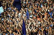 20 August 1995; A general view of the crowd on Hill16 during the game. All Ireland Senior Football Semi-Final, Dublin v Cork, Croke Park, Dublin. Picture credit: Ray McManus / SPORTSFILE