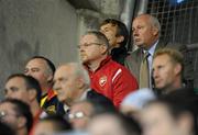 19 August 2010; Liam Brady, Arsenal Football Club head of youth development, watches the match. Platinum One Challenge, Arsenal Reserves v Manchester United Reserves, Tallaght Stadium, Tallaght, Dublin. Picture credit: Brian Lawless / SPORTSFILE