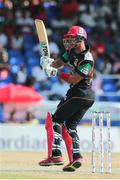 3 July 2016; Lendl Simmons pulls for 4 during Match 6 of the Hero Caribbean Premier League between St Kitts & Nevis Patriots and St Lucia Zouks at Warner Park in Basseterre, St Kitts. Photo by Ashley Allen/Sportsfile