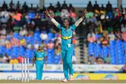 3 July 2016; Zouks captain Darren Sammy celebrates a wicket to his name during Match 6 of the Hero Caribbean Premier League between St Kitts & Nevis Patriots and St Lucia Zouks at Warner Park in Basseterre, St Kitts. Photo by Ashley Allen/Sportsfile