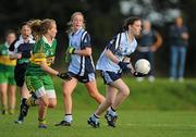 21 August 2010; Oonagh White, Dublin, in action against Ayesha Roche, Kerry. All-Ireland Ladies Football U16A Championship Final, Kerry v Dublin, St Rynagh's, Banagher, Co. Offaly. Picture credit: Brendan Moran / SPORTSFILE