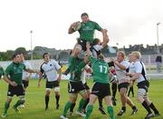 21 August 2010; Michael Swift, Connacht, takes the ball in the lineout. Pre-Season Friendly, Connacht v Saracens, Sportsground, Galway. Picture credit: Oliver McVeigh / SPORTSFILE