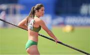 7 July 2016; Tori Pena of Ireland during the Women's Pole Vault qualifying on day two of the 23rd European Athletics Championships at the Olympic Stadium in Amsterdam, Netherlands. Photo by Brendan Moran/Sportsfile