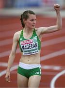 8 July 2016; Ciara Mageean of Ireland reacts after her heat of the Women's 1500m round one on day three of the 23rd European Athletics Championships at the Olympic Stadium in Amsterdam, Netherlands. Photo by Brendan Moran/Sportsfile