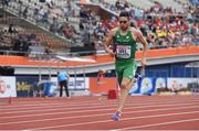 9 July 2016; Brian Gregan of Ireland in action during the Men's 4 x 400m Relay qualifying round on day four of the 23rd European Athletics Championships at the Olympic Stadium in Amsterdam, Netherlands. Photo by Brendan Moran/Sportsfile