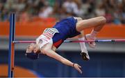 9 July 2016; Chris Baker of Great Britain in action during the Men's High Jump qualifying round on day four of the 23rd European Athletics Championships at the Olympic Stadium in Amsterdam, Netherlands. Photo by Brendan Moran/Sportsfile