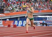 9 July 2016; Sinead Denny in action during the Women's 4 x 400m Relay qualifying round on day four of the 23rd European Athletics Championships at the Olympic Stadium in Amsterdam, Netherlands. Photo by Brendan Moran/Sportsfile