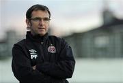 23 August 2010; Bohemians manager Pat Fenlon watches on during the game. Airtricity League Premier Division, Drogheda United v Bohemians, United Park, Drogheda, Co. Louth. Picture credit: Oliver McVeigh / SPORTSFILE