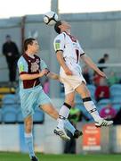 23 August 2010; Jason Byrne, Bohemians, in action against Alan McNally, Drogheda United. Airtricity League Premier Division, Drogheda United v Bohemians, United Park, Drogheda, Co. Louth. Picture credit: Oliver McVeigh / SPORTSFILE