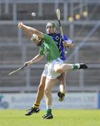 21 August 2010; Adrian Royle, Kerry, in action against Ryan Bogue, Fermanagh. GAA Hurling All-Ireland U21 Championship Semi-Final, Kerry v Fermanagh, Pearse Stadium, Galway. Picture credit: Oliver McVeigh / SPORTSFILE