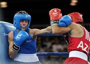 25 August 2010; Ireland's Ryan Burnett, Holy Family Boxing Club, Belfast, left, exchanges punches with Salman Alizida, Azerbaijan, during their Light Fly weight, 48kg, Final. Burnett defeated Salman Alizida, of Azerbaijan, 13-6. 2010 Youth Olympic Games, International Convention Centre, Singapore.