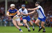 10 July 2016; Michael Breen of Tipperary in action against Michael Walsh, 12, and Philip Mahony of Waterford during the Munster GAA Hurling Senior Championship Final match between Tipperary and Waterford at the Gaelic Grounds in Limerick.  Photo by Ray McManus/Sportsfile