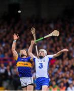 10 July 2016; Padraic Maher of Tipperary in action against Michael Walsh of Waterford during the Munster GAA Hurling Senior Championship Final match between Tipperary and Waterford at the Gaelic Grounds in Limerick.  Photo by Stephen McCarthy/Sportsfile