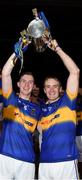 10 July 2016; Tipperary's Seamus Kennedy, left, and Noel McGrath celebrate their side's victory in the Munster GAA Hurling Senior Championship Final match between Tipperary and Waterford at the Gaelic Grounds in Limerick. Photo by Ray McManus/Sportsfile