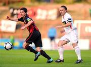 27 August 2010; Gareth McGlynn, Bohemians, in action against David McGill, Shelbourne. FAI Ford Cup Fourth Round, Bohemians v Shelbourne, Dalymount Park, Dublin. Picture credit: Stephen McCarthy / SPORTSFILE