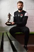 11 July 2016; Greg Bolger of Cork City who was presented with the SSE Airtricity/SWAI Player of the Month Award for June 2016 at the Mardyke Arena, UCC in Cork. Photo by David Maher/Sportsfile