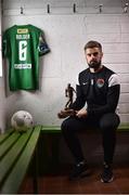 11 July 2016; Greg Bolger of Cork City who was presented with the SSE Airtricity/SWAI Player of the Month Award for June 2016 at the Mardyke Arena, UCC in Cork. Photo by David Maher/Sportsfile