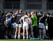29 August 2010; Kildare manager Kieran McGeeney speaks to his players after the game. GAA Football All-Ireland Senior Championship Semi-Final, Kildare v Down, Croke Park, Dublin. Photo by Sportsfile