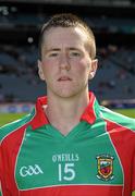 22 August 2010; Cillian O'Connor, Mayo minor captain. ESB GAA Football All-Ireland Minor Championship Semi-Final, Mayo v Tyrone, Croke Park, Dublin. Picture credit: David Maher / SPORTSFILE