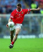 22 July 2001; Padraig O'Mahony of Cork leaves the field during the Bank of Ireland All-Ireland Senior Football Championship Qualifier, round 4, match between Galway and Cork at Croke Park in Dublin. Photo by Ray McManus/Sportsfile
