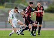 3 September 2010; Shaun Maher, Sporting Fingal, in action against Gareth McGlynn, Bohemians. Airtricity League Premier Division, Sporting Fingal v Bohemians, Morton Stadium, Santry, Dublin. Photo by Sportsfile