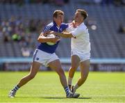 17 July 2016; Liam Dealey of Laois in action against Sam Doran of Kildare during the Electric Ireland Leinster GAA Football Minor Championship Final match between Laois and Kildare at Croke Park in Dubin. Photo by Ray McManus/Sportsfile