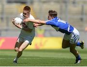 17 July 2016; Tony Archbold of Kildare in action against Finbarr Crowley of Laois during the Electric Ireland Leinster GAA Football Minor Championship Final match between Laois and Kildare at Croke Park in Dubin. Photo by Eóin Noonan/Sportsfile