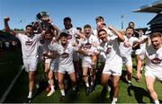 17 July 2016;  Kildare players celebrates at the end of the Electric Ireland Leinster GAA Football Minor Championship Final match between Laois and Kildare at Croke Park in Dubin. Photo by David Maher/Sportsfile