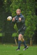 6 September 2010; Leo Cullen, Leinster, in action during squad training ahead of their Celtic League match against Cardiff Blues on Saturday, UCD, Dublin. Picture credit: Barry Cregg / SPORTSFILE