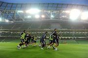 6 September 2010; A general view of Andorra players during squad training ahead of their EURO 2012 Championship Group B Qualifier against Republic of Ireland on Tuesday. Andorra Squad Training, Aviva Stadium, Lansdowne Road, Dublin. Picture credit: David Maher / SPORTSFILE