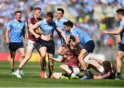 17 July 2016; Players from both Dublin and Westmeath tussle during the Leinster GAA Football Senior Championship Final match between Dublin and Westmeath at Croke Park in Dubin. Photo by David Maher/Sportsfile