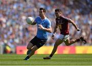 17 July 2016; Michael Darragh Macauley of Dublin in action against David Lynch of Westmeath during the Leinster GAA Football Senior Championship Final match between Dublin and Westmeath at Croke Park in Dubin. Photo by Eóin Noonan/Sportsfile
