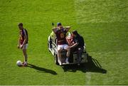 17 July 2016; Ray Connellan of Westmeath leaves the pitch injured during the Leinster GAA Football Senior Championship Final match between Dublin and Westmeath at Croke Park in Dubin. Photo by Daire Brennan/Sportsfile