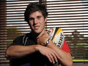 7 September 2010; Ulster's Adam D'Arcy during a press conference ahead of their Celtic League match against Aironi Rugby on Saturday. Ulster rugby press conference, Newforge Country Club, Belfast, Co. Antrim. Picture credit: Oliver McVeigh / SPORTSFILE