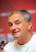 8 September 2010; Republic of Ireland manager Noel King during a press conference ahead of his side's second group stage game of the FIFA U-17 Women’s World Cup, against Canada, tomorrow. Republic of Ireland at the FIFA U-17 Women’s World Cup - Wednesday 8th September, Hyatt Regency Hotel, Port of Spain, Trinidad. Picture credit: Stephen McCarthy / SPORTSFILE