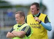 16 July 2016; Clare manager Colm Collins, left and Mick Bohan, selector during the GAA Football All-Ireland Senior Championship Round 3A match between Sligo and Clare at Markievicz Park in Sligo. Photo by Oliver McVeigh/Sportsfile