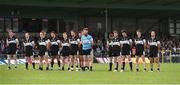 16 July 2016; The Sligo team stand for the anthem before the GAA Football All-Ireland Senior Championship Round 3A match between Sligo and Clare at Markievicz Park in Sligo.  Photo by Oliver McVeigh/Sportsfile