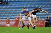 11 September 2010; Brian O'Meara, Tipperary, in action against Paul Gordan, Galway. Bord Gais Energy GAA Hurling Under 21 All-Ireland Championship Final, Tipperary v Galway, Semple Stadium, Thurles, Co. Tipperary. Picture credit: Barry Cregg / SPORTSFILE