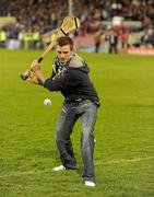 11 September 2010; Tipperary star Shane McGrath in action during the Crossbar Challenge during half-time of the Bord Gais Energy GAA Hurling Under 21 All-Ireland Championship Final, Tipperary v Galway, Semple Stadium, Thurles, Co. Tipperary. Picture credit: Ray McManus / SPORTSFILE