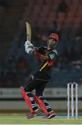 21 July 2016; Patriots batsman Lendl Simmons bats during Match 21 of the Hero Caribbean Premier League match between the St Lucia Zouks and the Nevis Patriots at the Daren Sammy Cricket Stadium, Gros Islet, St Lucia.  Photo by Ashley Allen/Sportsfile