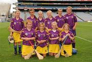 12 September 2010; The Wexford team who took part in the half time Mini Games of the Gala All-Ireland Intermediate Camogie Championship Final, Antrim v Waterford, Croke Park, Dublin. Photo by Sportsfile