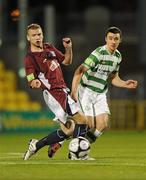 17 September 2010; Stephen Walshe, Galway United, in action against Enda Stevens, Shamrock Rovers. FAI Ford Cup Quarter-Final, Shamrock Rovers v Galway United, Tallaght Stadium, Tallaght, Dublin. Photo by Sportsfile