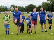 27 July 2016; Leinster's Cian Healy taking part in games during the Bank of Ireland Leinster Rugby Summer Camp at Cill Dara RFC in Dunmurray West, Kildare. Photo by Piaras Ó Mídheach/Sportsfile