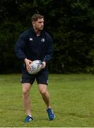 27 July 2016; Leinster Academy player Ian Fitzpatrick takes part in a drill with camp participants during a Leinster Rugby School of Excellence Camp at King's Hospital in Liffey Valley, Dublin. Photo by Sam Barnes/Sportsfile