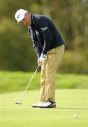 24 September 2010; Damien McGrane putts on the 7th green. Ladbrokes.com Irish PGA Championship, Seapoint Golf Club, Co. Louth. Photo by Sportsfile