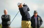 24 September 2010; Damien McGrane drives from the 7th tee box. Ladbrokes.com Irish PGA Championship, Seapoint Golf Club, Co. Louth. Photo by Sportsfile